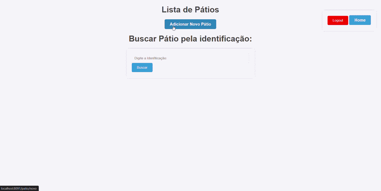 GIF: Gerenciamento de Pátios