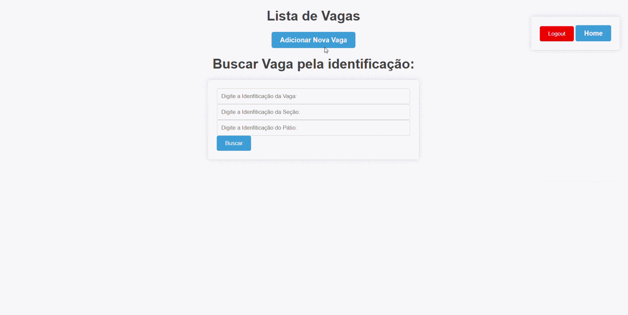 GIF: Gerenciamento de Vagas